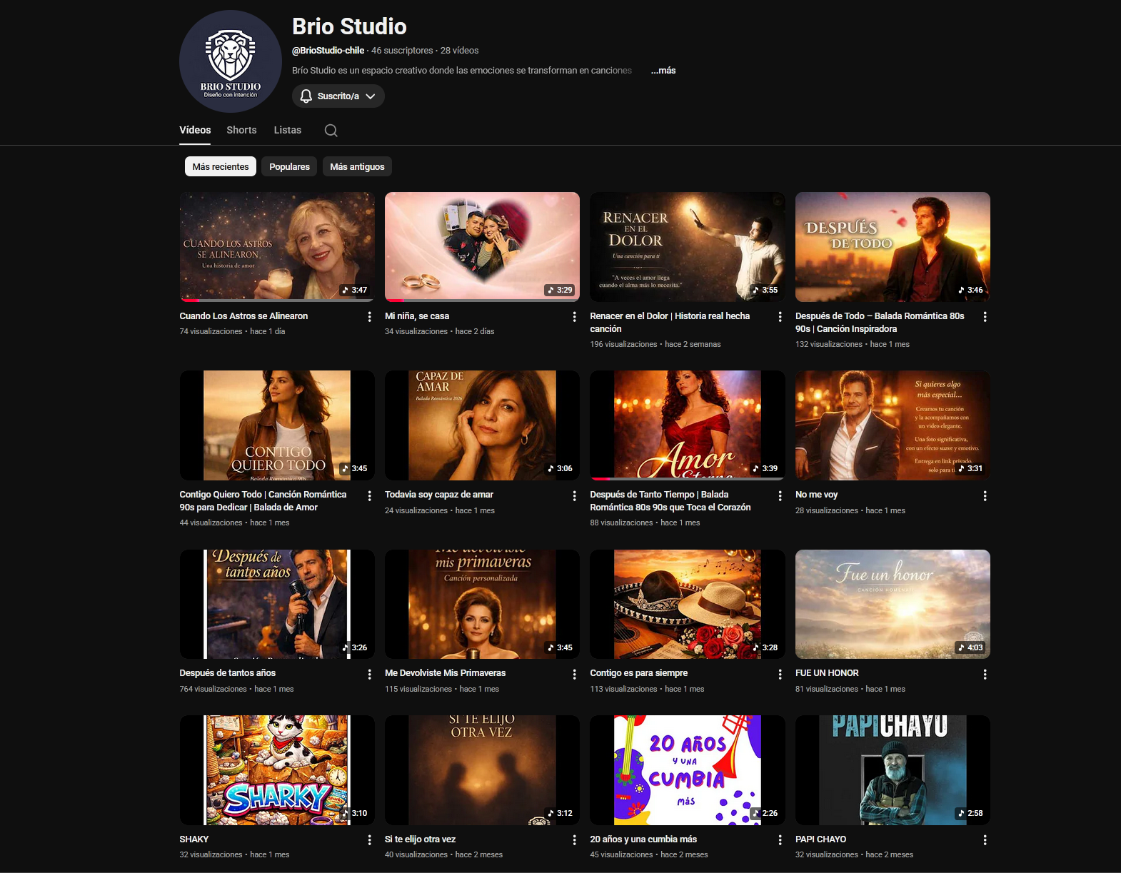 Muestras Brío Studio